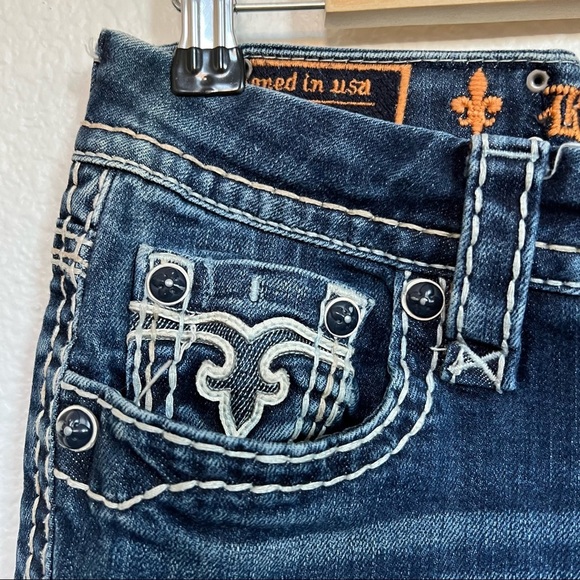 Rock Revival- Ashlyn Easy Boot Cut Jeans Size 27 - Picture 3 of 8